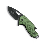 Couteau pliant automatique Albainox vert 5 cm