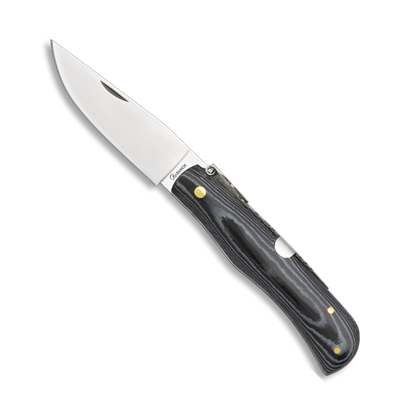 Couteau pliant de poche ALBAINOX 01648 mikarta noir lame 8 cm