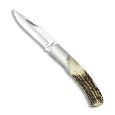 Couteau de poche ALBAINOX 18237 lame 7.8 cm manche corne de cerf