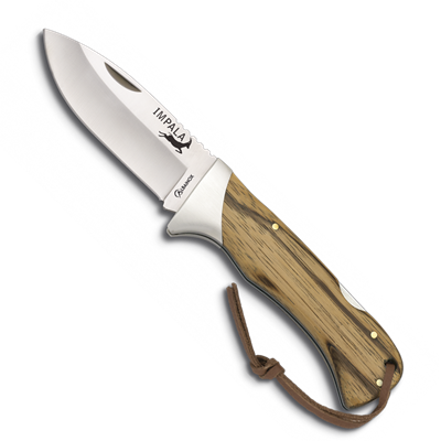 Couteau de poche ALBAINOX 19799 série IMPALA lame 9.4 cm manche zébra