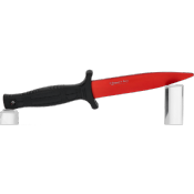 Couteau entraînement K25 rouge 32192 lame 12.5 cm