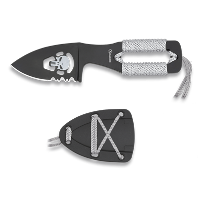 Couteau Albainox Tête de mort 32450 lame 5.3 cm