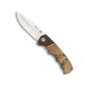 Couteau de poche ALBAINOX 19922 manche bois motif perdrix lame 7 cm