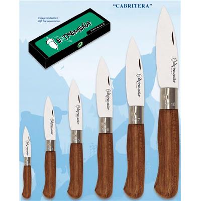 Couteau pliant bois EXTREMEÑA CABRITERA lame de 3.5 à 10 cm