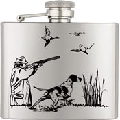 Flasque inox Barbaric 40121GR2935 110 ml chasseur