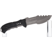 Couteau RUI CHARLIE I gris/noir 32123 lame 13 cm