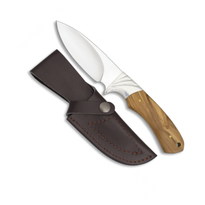 Couteau de chasse Albainox 32360 lame 10.6 cm, manche en olivier