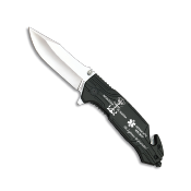  Couteau de sécurité ALBAINOX 19607GR4259 INFANTERIE DE MARINE-BALMIS lame 9.2 cm manche aluminium