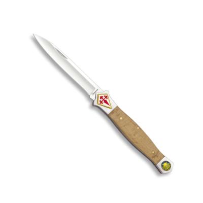 Couteau pliant stylet Chemin st Jacques de Compostelle