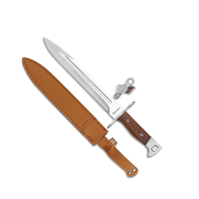 Couteau à baïonnette ALBAINOX 32504 lame 23 cm manche bois
