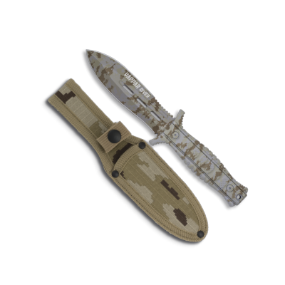 Couteau WAPPAR RIVER 32247 camo lame 12.5 cm